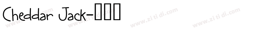 Cheddar Jack字体转换